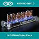 In-18 Arduino Shield Nixie Tubes Clock In Acrylic Case Tubes Optional