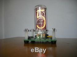 IN-18 Exclusive Single Digit NIXIE Clock+Acrylic enclosure RGB WITH TUBE