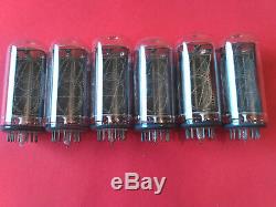 IN-18 IN18 -18 Nixie tube for clock vintage NOS RARE TESTED + WARRANTY 6pcs