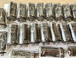 IN-18 IN18 -18 SAME DATE Nixie tube for clock vintage unique Lot 4 pcs