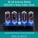 In-18 Nixie Tubes Clock Arduino Shield Ncs318-4 With Columns Tubes Optional