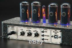 IN-18 Nixie Tubes Clock Synthetic Granite Case GPS Sync. FREE Delivery 3-5 Days