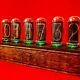 In-18 Nixie Tubes Clock In Wooden Case 1ua Pulsar Free Fast Shipping
