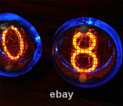 IN-4 glow tube clock NIXIE Tube Clock Solid wood electronic led backlight Clock
