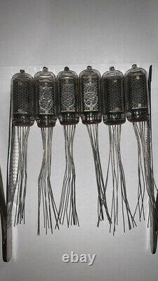 IN-8-2 6 Pcs. NOS. NEW NIXIE TUBE for clock USSR IN8-2 Tested Working PERFECT