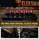 Ips Pro Rgb Digital Clock Nixie Electronic Rgb Light Retro Glow Tube 6 Digits