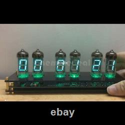 IV11 VFD Clock Fluorescent Nixie Clock 6 Colors Light Display Date Temperat