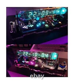 IV18 Fluorescent Tube Clock, Imitation Nixie Tube Clock Cyberpunk, Display Time