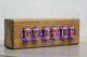 In-12 Nixie Clock Replaceable Tubes Wood Casing Remotely Controled Assembled