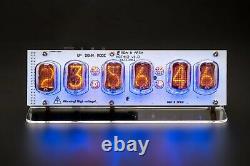 In-12 Nixie Tubes Clock On Acrylic Stand With Options Free Shipping