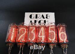 In-18 Nixie Tubes For Nixie Clock. Matched Set. New. Tested. Same Date 6pcs