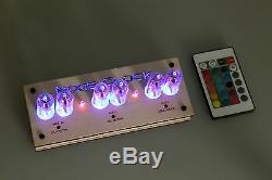 JOLITUX RGB Nixie Clock IN-14 russian Tubes Tube Clock with remote control led