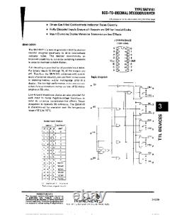 K155ID1 1551 a-g 74141 Nixie clock tube driver high voltage chip NEW 100pcs