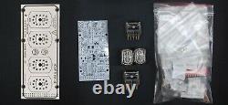 KIT IN-12 Nixie Tube Clock GOLD Acrylic Stand WITH OPTIONS WHITE BOARD 4 TUBES