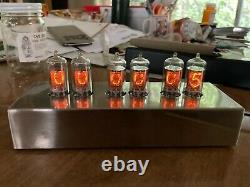 Karlsson Nixie Clock for parts or repair, used to work, all tubes light up