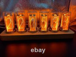 LED Modern Nixie Tube Clock Alarm (6 tubes) please read description