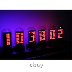 LED NIXIE RGB Clock Glow Tube Clock Wifi HIFI Light Sensor Tube Clock DIY Kit