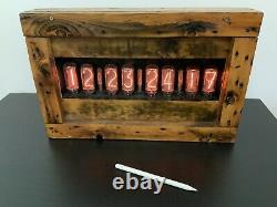Large Nixie Clock IN-18 (with x8 Tubes) (Yes Milliseconds)