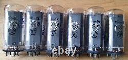 Lot of 6 In-18 Nixie tubes. NOS. Tested. For Nixie clock
