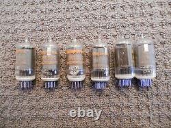 Lot of (6) Vintage Amperex Holland ZM1000 0-9 Nixie Tubes Tested