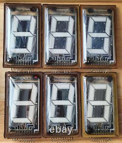 Lot of 6 x ILC1-1/7 Largest VFD tubes. For Nixie clock. Tested