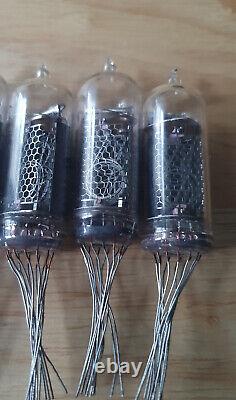 Lot of 6 x In-14 Nixie tubes. NOS. Tested. For Nixie clock. Same date