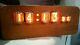 Mounted Nixie Clock With 4 Nh-12 And 2 Nh-17 Tubes Vintage Retro
