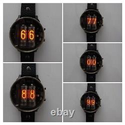 NIXIE TUBE WRIST WATCH CLOCK BASED ON IN-16? -16 RARE GRID EARLY 60's FOR FAN