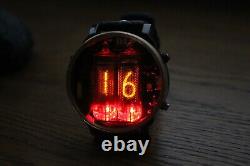 NIXIE TUBE WRIST WATCH CLOCK BASED ON IN-16? -16 battery month or 2K times