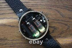 NIXIE TUBE WRIST WATCH IV-9? -9 NUMITRON battery month or 2K times