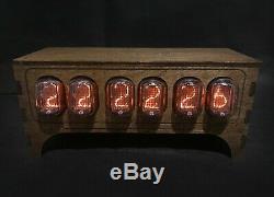 NIXIE Tube Clock vintage Pulsar IN-12 6-tubes