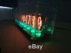 NIXT CLOCK IN18 Nixie Clock Digital Clock with power supply hard case DIY Kit