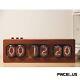 Nixie Clock Electronic Tube 6-bit Digital Led Clock In12 African Padauk Pe66