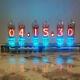 Nixie Clock 6x In-14 + 2x In-3 With Tube Rgb Backlight Assembled Plugable Tubes