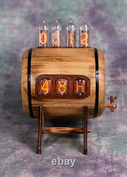 Nixie Clock IN14 IN12 tubes Thermometer Hygrometer Bacchus by Monjibox