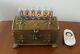Nixie Clock In14 Tubes And Rgb Leds In Brass Vintage Case By Monjibox Nixie