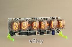 Nixie Clock IN-12 russian Six Digit Tubes Tube Clock with remote RGB-Leds