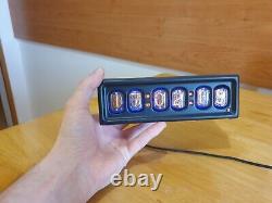 Nixie Clock IN-12 with Tubes, Case and adapter