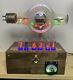 Nixie Clock In-14 Steampunk. Early Ux-852 Tube. Ring Model & Rgb Lit Ammeter