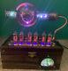 Nixie Clock In-14 Steampunk. Rgb Lit Rca Radiotron Ux-852 Tube. Ezekiel Ring