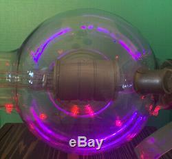 Nixie Clock IN-14 Steampunk. RGB Lit U. S. NAVY-CWL-861 Tube. Dated May 1943