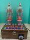 Nixie Clock In-14 Tube. Steampunk. Lighted Rgbs Towers Of Changing Color