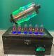 Nixie Clock In-14 Tube. Steampunk. Rgb Lit 30kv Vacuum Capacitor. Color Changing