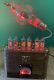 Nixie Clock In-14 Tube. Steampunk Style. Lit Jan-cim Eimac 100 Th Tube. With Ring