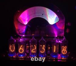 Nixie Clock IN-14 Tubes. Steampunk Copper, Brass & Glass! Very Early Weston 264