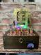 Nixie Clock In-14 Tubes. Steampunk. Moving Brass Gears With Rgb Illumination