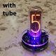 Nixie Clock In-18 With Tube Rgb Backlight Assembled 24h Format Usa Shipping