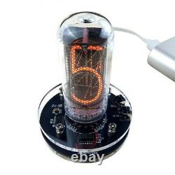 Nixie Clock IN-18 With Tube RGB Backlight Assembled 24h format USA shipping