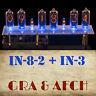 Nixie Clock In-8-2 Tubes, Musical, Usb (arduino Comp.) With Tubes, Gra & Afch