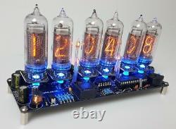 Nixie Clock Kit For IN-14 Nixie Tubes. PV Electronics Quality. Tubes Not Included